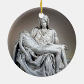 Michelangelo - The Pieta Keramisch Ornament (Achterkant)