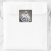 Michelangelo - The Pieta Vierkante Sticker (Tas)