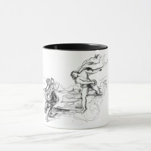 Michelangelo Titian en Raphael (11 oz) Mok (Midden)