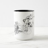 Michelangelo Titian en Raphael (15 oz) Mok (Midden)