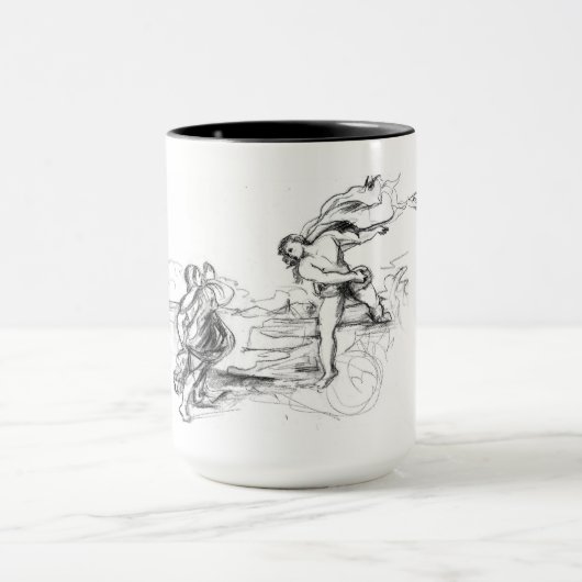Michelangelo Titian en Raphael (15 oz) Mok (Midden)