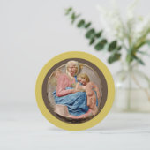 Michelangelo Tondo Pitti Flat Vakantie Kaart (Staand voorkant)