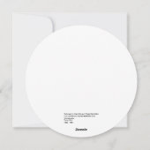 Michelangelo Tondo Pitti Flat Vakantie Kaart (Achterkant)