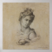 MICHELANGELO'S CLEOPATRA DRAWING POSTER (Voorkant)