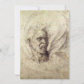 Michelangelo's Damned Soul, hoofd van een Man (Voorkant)
