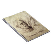 Michelangelo's Damned Soul, hoofd van een Man Notitieboek (Rechterzijde)