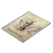 Michelangelo's Damned Soul, hoofd van een Man Notitieboek (Linkerzijde)