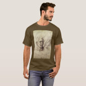 Michelangelo's Damned Soul, hoofd van een Man T-shirt (Voorkant volledig)