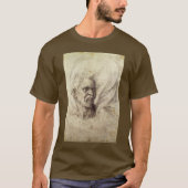Michelangelo's Damned Soul, hoofd van een Man T-shirt (Voorkant)