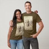 Michelangelo's Damned Soul, hoofd van een Man T-shirt (Unisex)