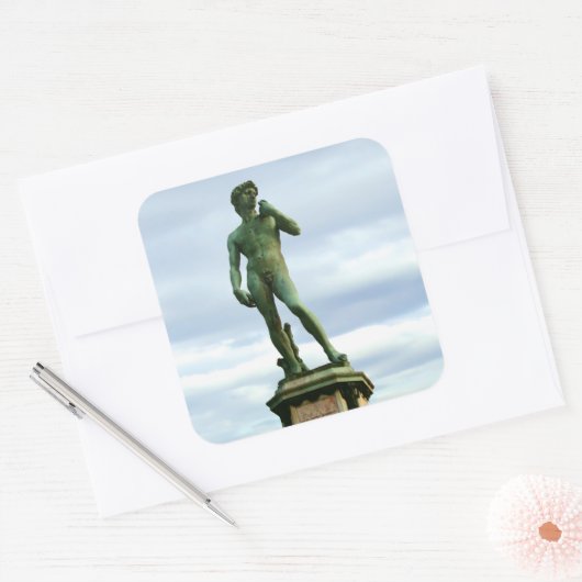 Michelangelo's David 2 Sticker (Envelop)