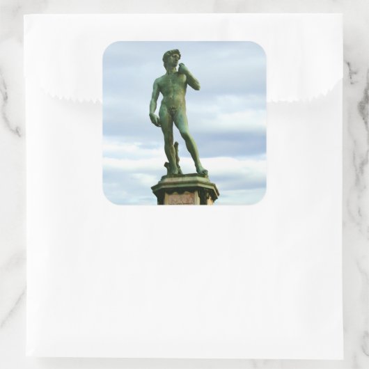 Michelangelo's David 2 Sticker (Tas)