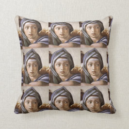 Michelangelo's Delphic Sibyl Pillow Kussen