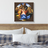 Michelangelo's Doni Tondo of Doni Madonna Canvas Afdruk (Insitu (Slaapkamer))