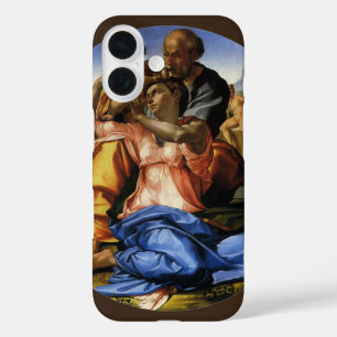 Michelangelo's Doni Tondo of Doni-Madonna iPhone 16 Hoesje