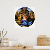 Michelangelo's Doni Tondo of Doni Madonna Poster (Keuken)