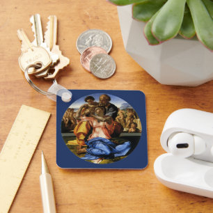 Michelangelo's Doni Tondo of Doni-Madonna Sleutelhanger