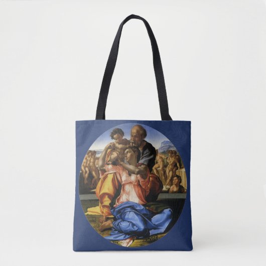 Michelangelo's Doni Tondo of Doni Madonna Tote Bag (Voorkant)
