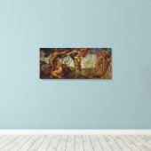 Michelangelo's Herfst en Uitwijzing, Hof van Eden Canvas Afdruk (Insitu (Houten vloer))