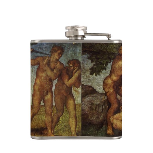 Michelangelo's Herfst en Uitwijzing, Hof van Eden Heupfles (Achterkant)