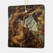 Michelangelo's Herfst en Uitwijzing, Hof van Eden Keramisch Ornament (Links)