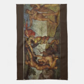 Michelangelo's Herfst en Uitwijzing, Hof van Eden Theedoek (Verticaal)