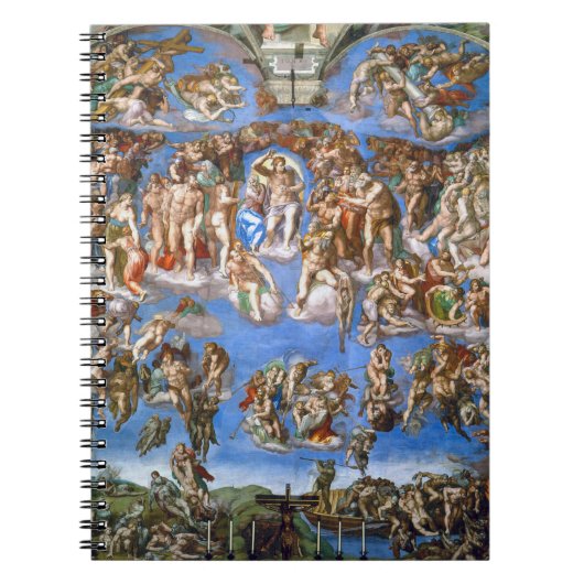 Michelangelo's Het Laatste Oordeel Notitieboek (Voorkant)
