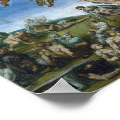 Michelangelo's Het Laatste Oordeel Poster (Hoek)