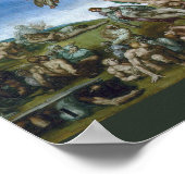 Michelangelo's Het Laatste Oordeel Poster (Hoek)