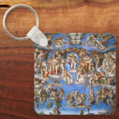 Michelangelo's Het Laatste Oordeel Sleutelhanger (Voorkant)