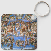 Michelangelo's Het Laatste Oordeel Sleutelhanger (Achterkant)