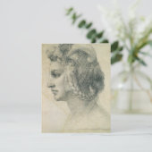 Michelangelo's ideale hoofd van een vrouw (Staand voorkant)