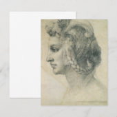 Michelangelo's Ideale Kop van een Vrouw (Voorkant / Achterkant)