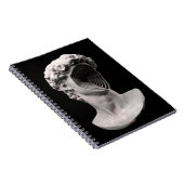 Michelangelo's klassieke borstkop notitieboek (Rechterzijde)