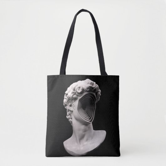 Michelangelo's klassieke borstkop tote bag (Voorkant)