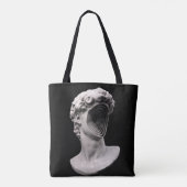 Michelangelo's klassieke borstkop tote bag (Achterkant)