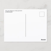 Michelangelo's laatste oordeel briefkaart (Achterkant)