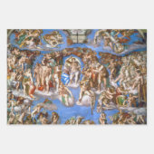 Michelangelo's laatste oordeel inpakpapier vel (Voorkant)