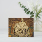 Michelangelo's Pieta in St. Peter's Basilica Briefkaart (Staand voorkant)