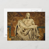 Michelangelo's Pieta in St. Peter's Basilica Briefkaart (Voorkant / Achterkant)