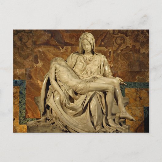 Michelangelo's Pieta in St. Peter's Basilica Briefkaart (Voorkant)