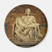 Michelangelo's Pieta in St. Peter's Basilica Magneet (Voorkant)