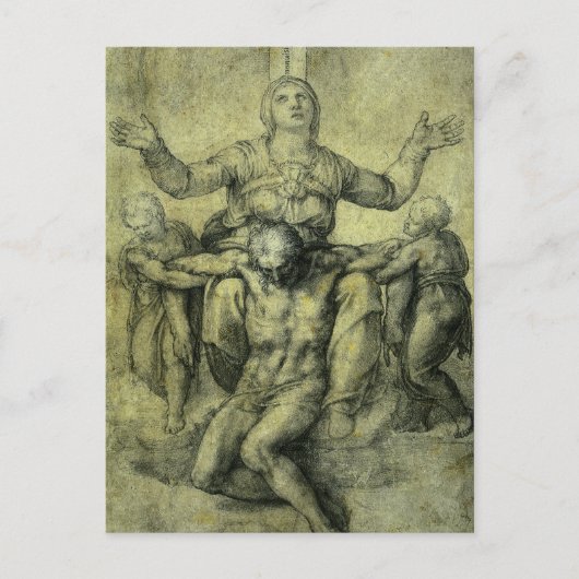 Michelangelo's Pieta voor Vittoria Colonna Briefkaart (Voorkant)
