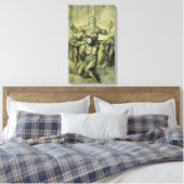 Michelangelo's Pieta voor Vittoria Colonna Canvas Afdruk (Insitu (Slaapkamer))