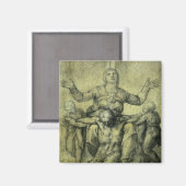 Michelangelo's Pieta voor Vittoria Colonna Magneet (Voorkant / Achterkant)