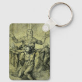Michelangelo's Pieta voor Vittoria Colonna Sleutelhanger (Achterkant)