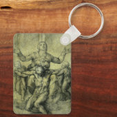 Michelangelo's Pieta voor Vittoria Colonna Sleutelhanger (Achterkant)