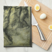 Michelangelo's Pieta voor Vittoria Colonna Theedoek (Quarter Fold)