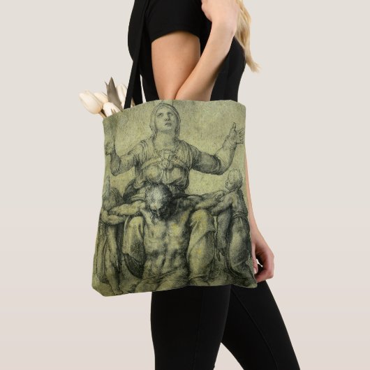 Michelangelo's Pieta voor Vittoria Colonna Tote Bag (Dichtbij)