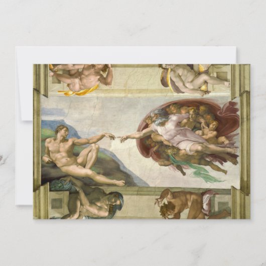 Michelangelo's Schepping van Man (Schepping van Ad (Voorkant)